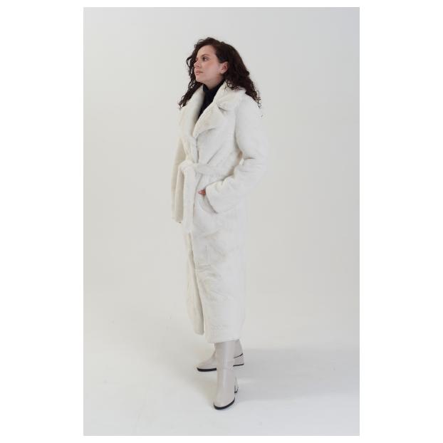 Пальто женское двустороннее VITIA  - Аритикул 18230-белый-XL - Фото 19
