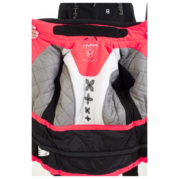 Горнолыжная куртка премиум-класса HYRA «MATT» - Аритикул HLG1252-Bright Pink/Black-40 - Фото 35