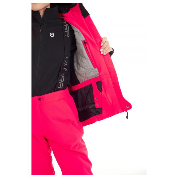 Горнолыжная куртка премиум-класса HYRA «MATT» - Аритикул HLG1252-Bright Pink/Black-40 - Фото 64