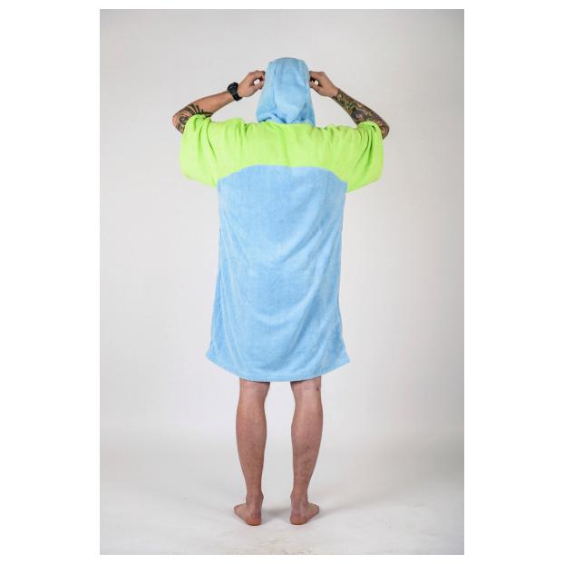 Флисовое пончо SOUL двухцветное - Аритикул Soul-poncho-two-color-blue-green - Фото 50