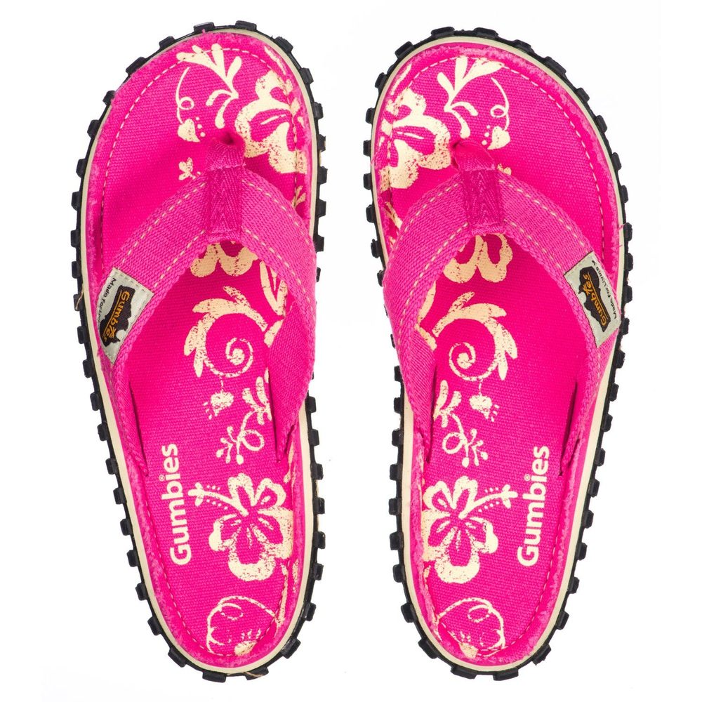 Шлепки женские Gumbies Flip Flop PINK HIBISCUS S18 | GS SPORT GROUP