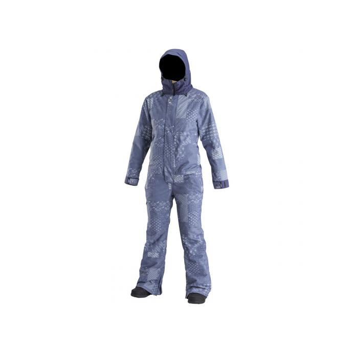 Комбинезон AIRBLASTER WOMEN'S INSULATED FREEDOM SUIT - 80573 AIRBLASTER WOMEN'S INSULATED FREEDOM SUIT  Japanacana - Цвет Голубой, Голубой - Фото 1