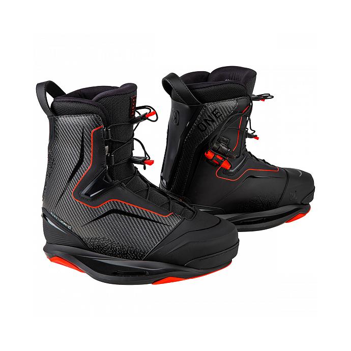 Крепления для вейкборда RONIX One - 827257 CARBITEX / RED ROSSO CORSA - Цвет CARBITEX / RED ROSSO CORSA - Фото 4