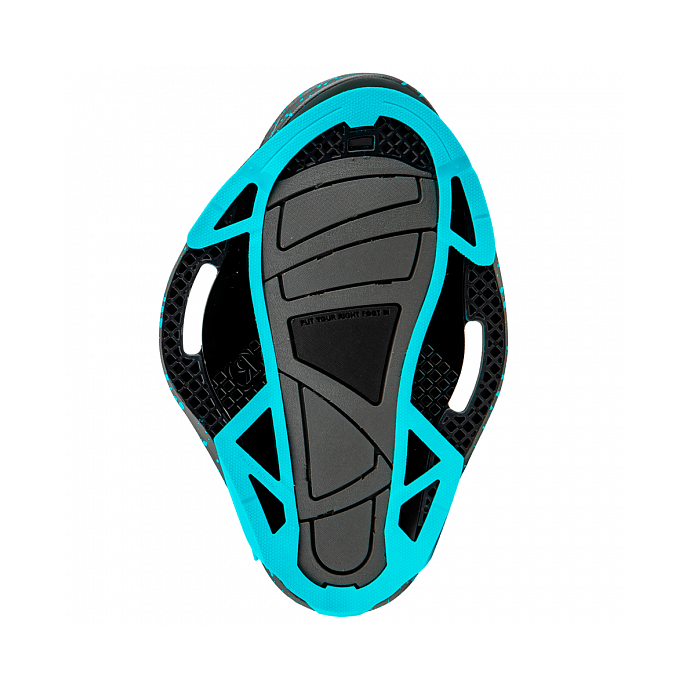Крепления для вейкборда RONIX SUPREME - 827261 PLUTONIUM / 1.21 CYAN - Цвет PLUTONIUM / 1.21 CYAN - Фото 5