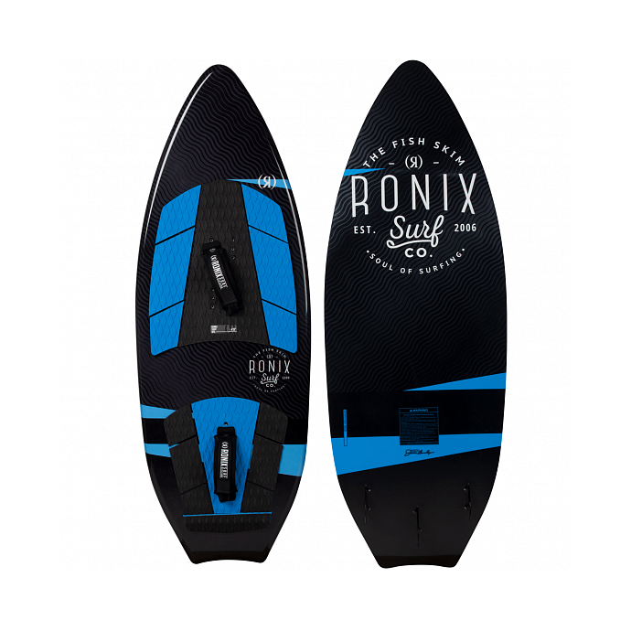 Вейксерф RONIX MODELLO SURF EDITION FISH SKIM W/ STRAPS - 827243 Black / Blue - Цвет Black / Blue - Фото 1