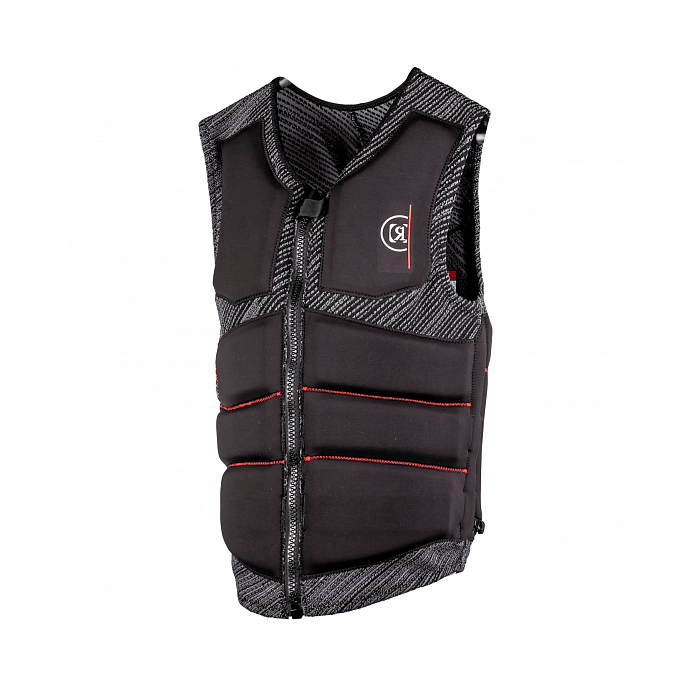 Жилет водный RONIX ONE CUSTOM FIT - 827424 ENGINEERED CHARCOAL /  RED - Цвет ENGINEERED CHARCOAL /  RED - Фото 3