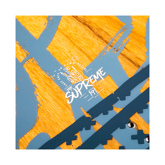 Вейкборд RONIX SUPREME - 118223 - Цвет SPLATTERED GREY & CYAN BLUE - Фото 3