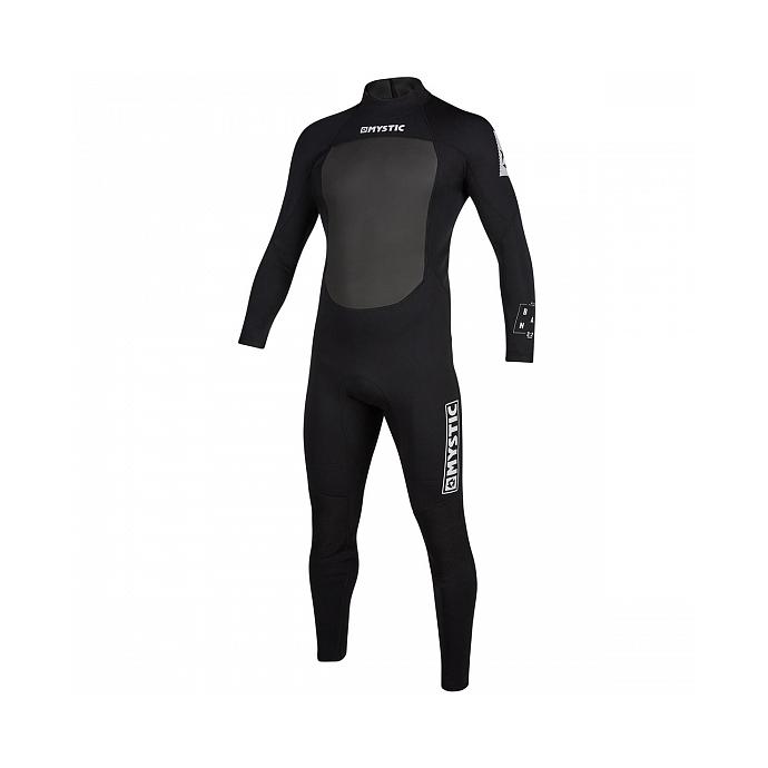 Гидрокостюм MYSTIC BRAND FULLSUIT 3/2MM BZIP FLATLOCK - 119361 - Цвет Черный - Фото 1
