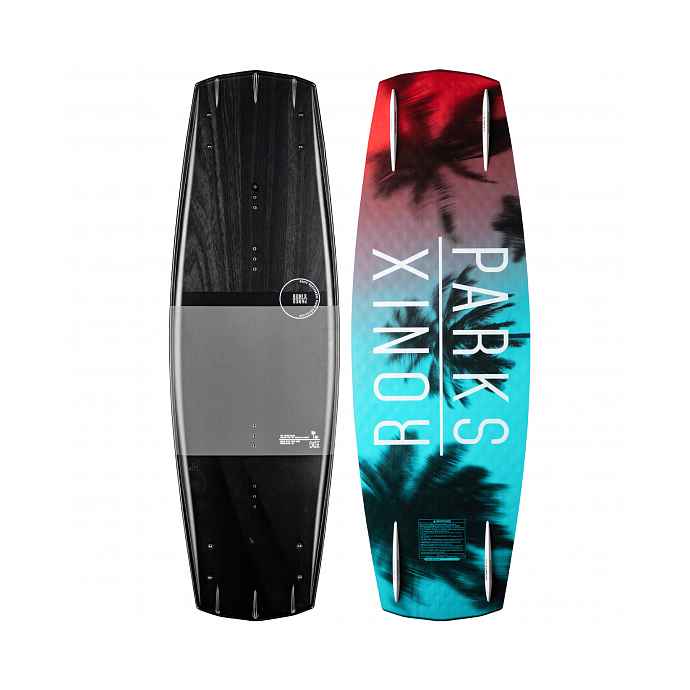 Вейкборд RONIX Parks - 118224 - Цвет PAINTED & WOODGRAIN BLACK - Фото 1