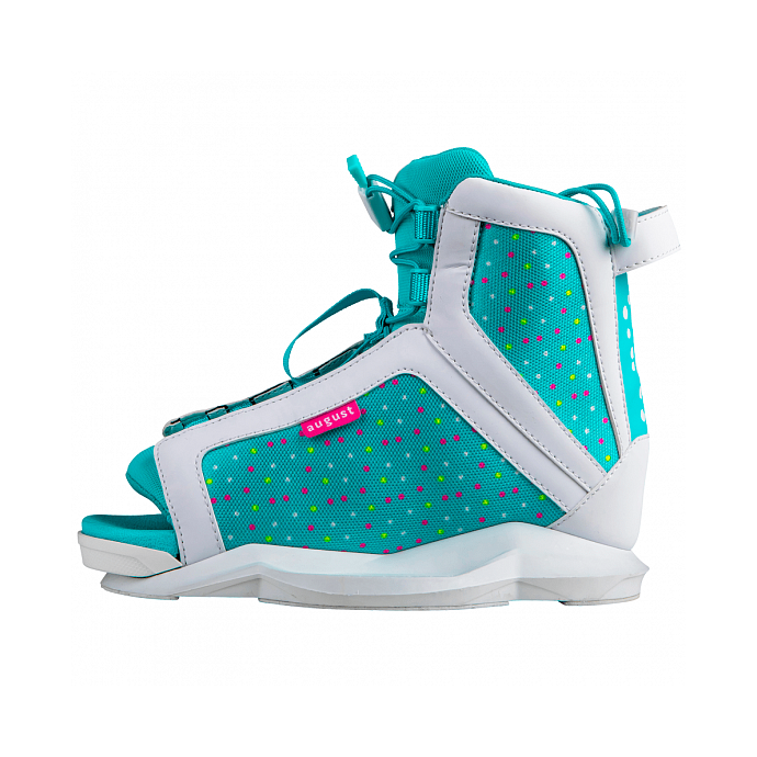 Крепления для вейкборда RONIX August - 827270 WHITE / PINK / BLUE ORCHID - Цвет WHITE / PINK / BLUE ORCHID - Фото 2