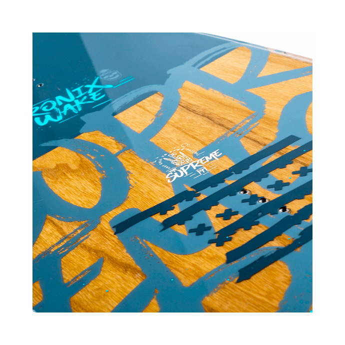 Вейкборд RONIX SUPREME - 118223 - Цвет SPLATTERED GREY & CYAN BLUE - Фото 2