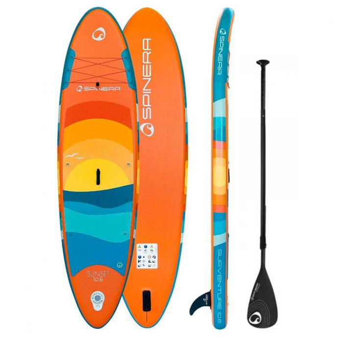 SUP-доска надувная с веслом Spinera Supventure 10'6 Sunset DLT S22 - Артикул 22226 - Фото 1