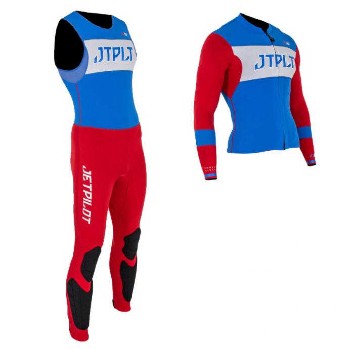 Гидрокостюм муж длин без рукавов+гидрокуртка на молнии Jetpilot RX Race Red/White/Blue S22 - Артикул 210110 - Фото 1