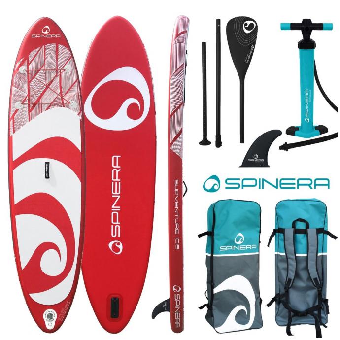 SUP-доска надувная с веслом Spinera Supventure 10'6 Red DLT S22 - Артикул 20251 - Фото 2