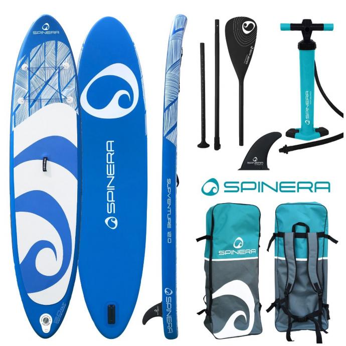 SUP-доска надувная с веслом Spinera Supventure 12'0 Blue DLT S22 - Артикул 20250 - Фото 2