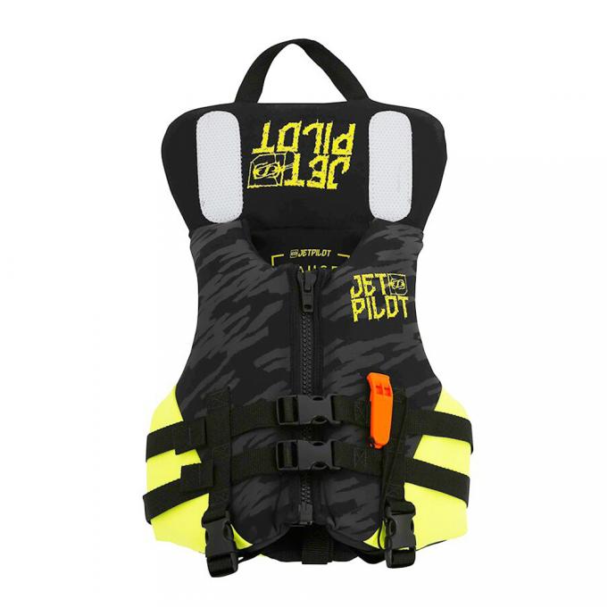 Спасательный жилет нейлон детский Jetpilot Cause Kids ISO 100N Neo Vest Black/Yellow S20 - Артикул 19086*S20 - Фото 1