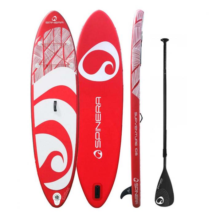 SUP-доска надувная с веслом Spinera Supventure 10'6 Red DLT S22 - Артикул 20251 - Фото 1