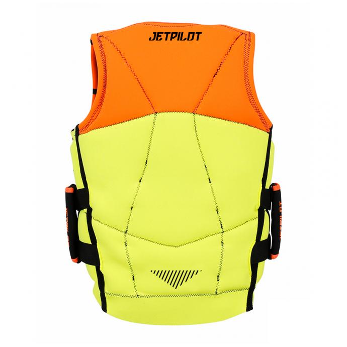 Спасательный жилет для гидроцикла неопрен мужской Jetpilot Matrix Race PWC Neo Vest ISO 50N Orange/Yellow S20 - Артикул 200310*S20 - Фото 2