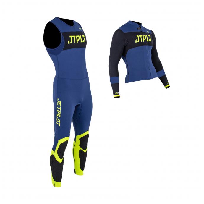 Гидрокостюм мужской длин без рукавов + гидрокуртка на молнии Jetpilot RX Race Jacket Navy/Yellow S22 - Артикул 210120 - Фото 1