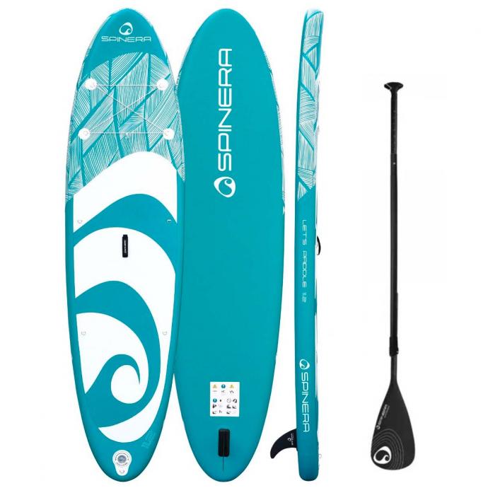 SUP-доска надувная с веслом Spinera Let's Paddle 11'2 Teal HDDS S22 - Артикул 21113 - Фото 1