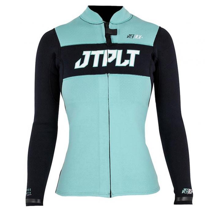 Гидрокостюм женский длинный без рукавов+гидрокуртка на молнии Jetpilot RX Jane/Jacket Black/Teal S22 - Артикул 220650 - Фото 2