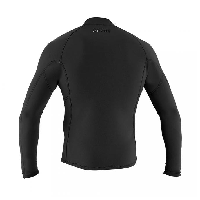 Гидрокуртка мужская на молнии O'Neill REACTOR-2 2MM FRONT ZIP JACKET BLACK/BLACK S21 - Артикул 5046 A00*S21 - Фото 2