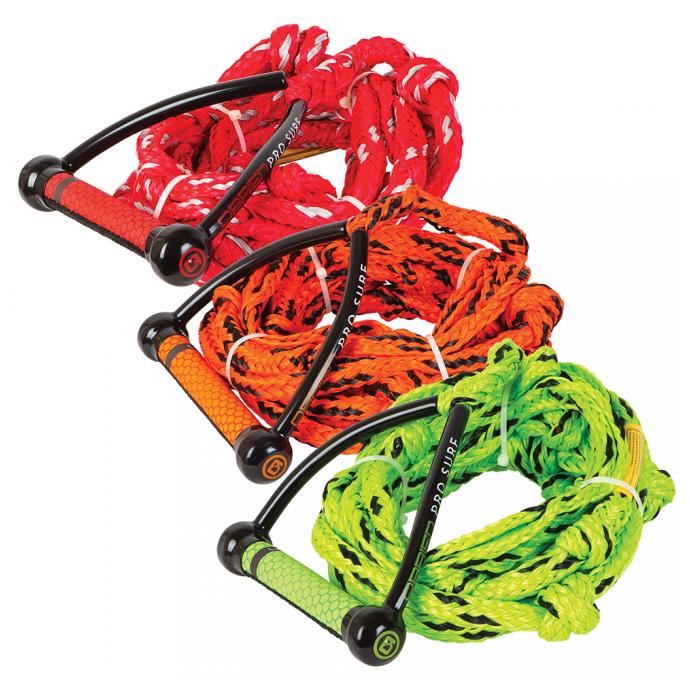 Фал с рукояткой для вейксерфинга O'Brien 9" PRO SURF ROPE ORG/BLK S20 - Артикул 2174520*S20 - Фото 1