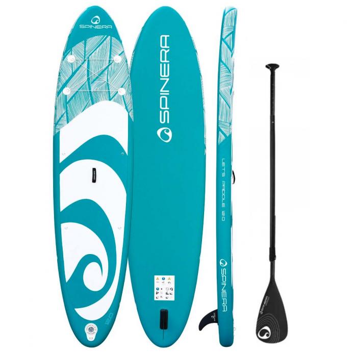 SUP-доска надувная с веслом Spinera Let's Paddle 12'0 Teal HDDS S22 - Артикул 21114 - Фото 1