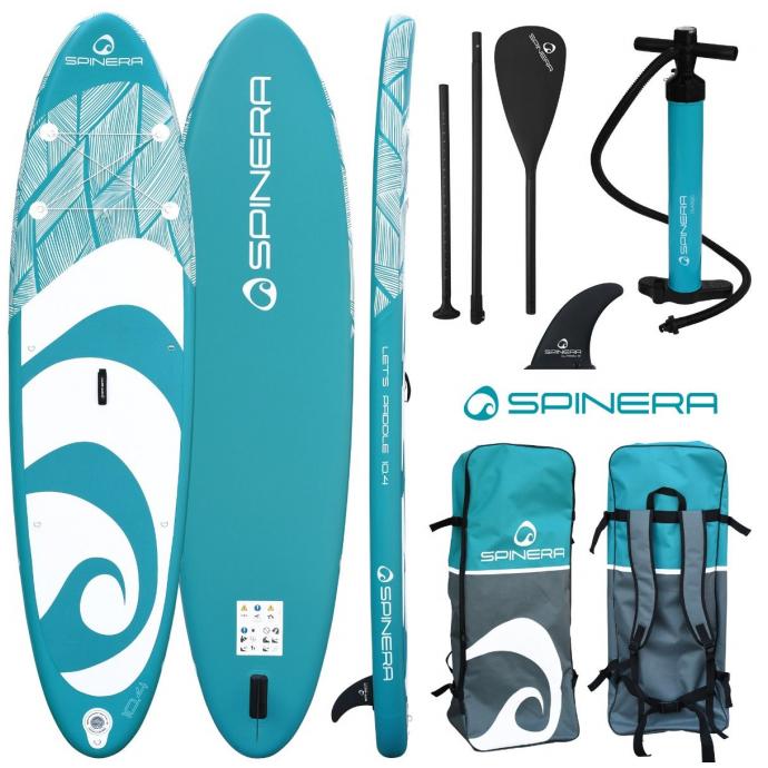 SUP-доска надувная с веслом Spinera Let's Paddle 10'4 Teal HDDS S22 - Артикул 20253 - Фото 2