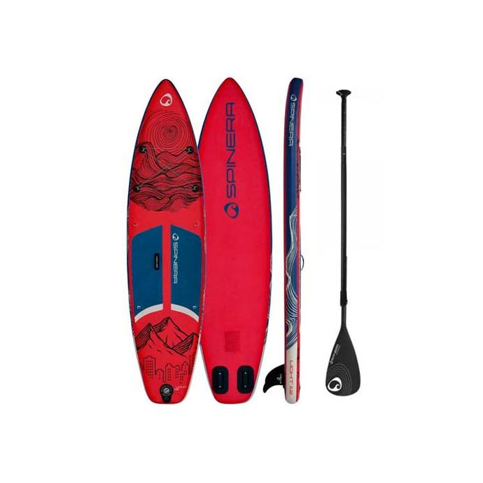 SUP-доска надувная с веслом Spinera Light 11'2 Bordeaux Red ULT S22 - Артикул 21117 - Фото 1