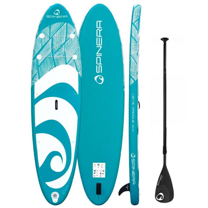 SUP-доска надувная с веслом Spinera Let's Paddle 10'4 Teal HDDS S22 - Артикул 20253 - Фото 1