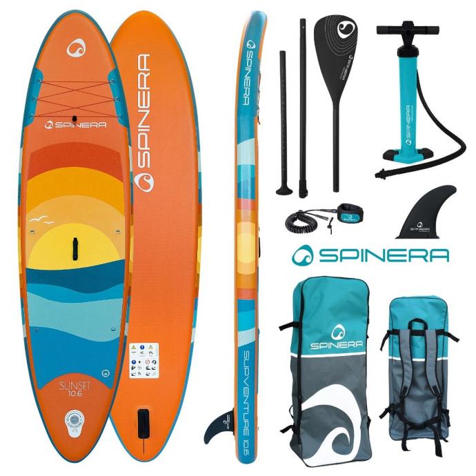 SUP-доска надувная с веслом Spinera Supventure 10'6 Sunset DLT S22 - Артикул 22226 - Фото 2