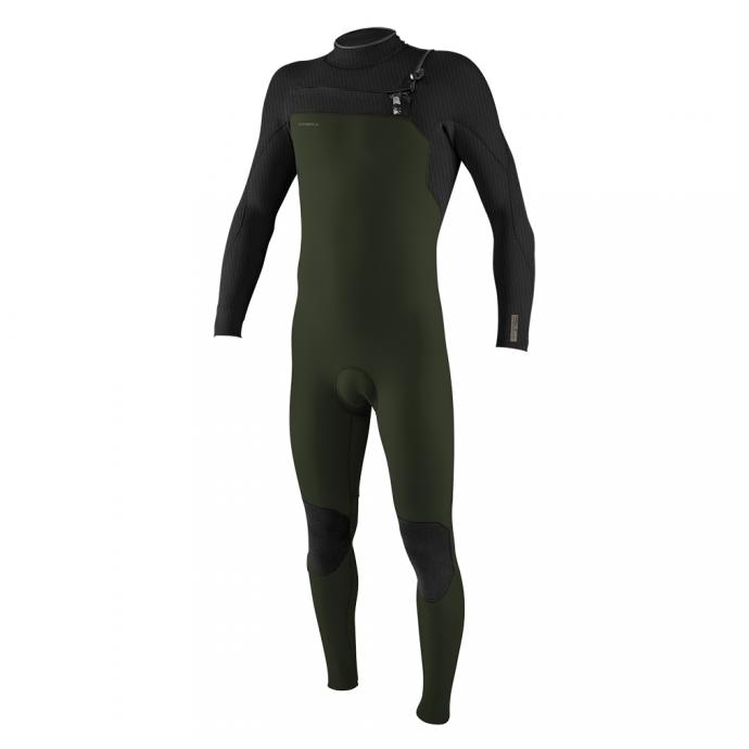 Гидрокостюм мужской длинный O'Neill HYPERFREAK 4/3+ CHEST ZIP FULL GHOST GREEN/BLACK S21 - Артикул 5344 GR8*S21 - Фото 1