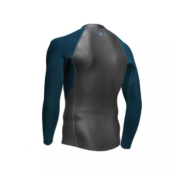 Гидрокуртка мужская на молнии O'Neill BLUEPRINT 2MM FRONT ZIP JACKET BLACK/BLUE HAZE S21 - Артикул 5442 GW3*S21 - Фото 2