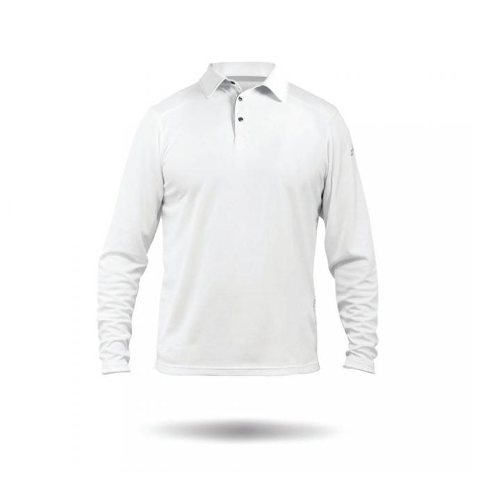 Гидромайка муж. ZhikDry LT Polo L/S - ATP-0850-M-WHT White - Цвет Белый - Фото 2