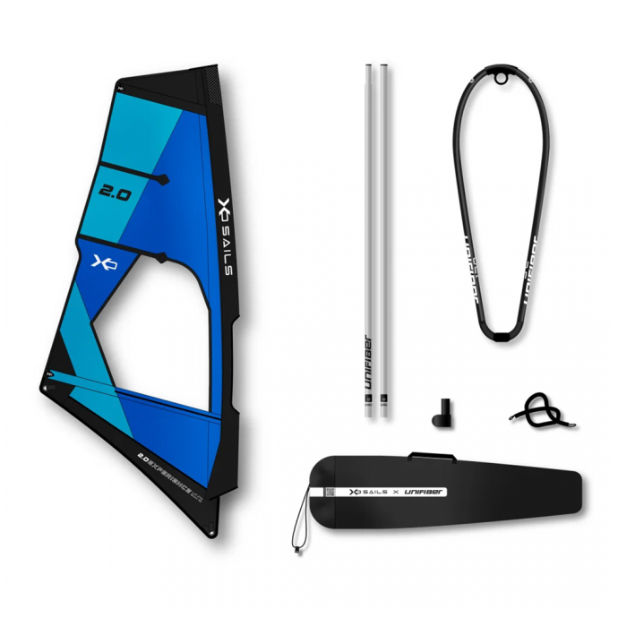 Парус компл. XO Sails 26 Experience TR Dacron Complete Rig ALU 2.0 - XO080020020 Light Blue - Цвет Голубой - Фото 1