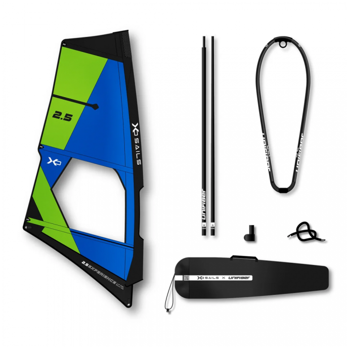 Парус компл. XO Sails 26 Experience TR Dacron Complete Rig EPX 2.5 - XO080021025 Light Green - Цвет Light Green - Фото 1