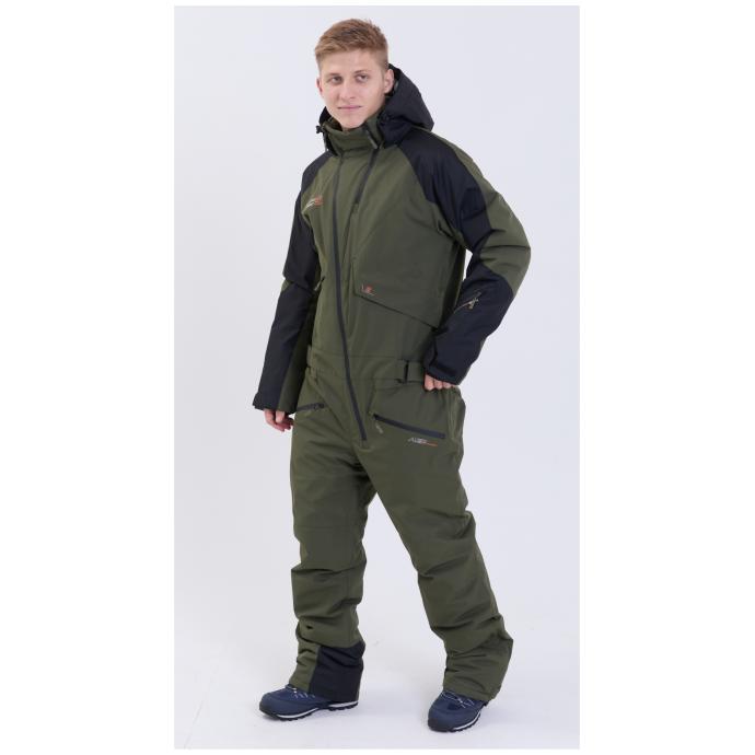МУЖСКОЙ СНОУБОРДИЧЕСКИЙ КОМБИНЕЗОН RUNNING SPORT - 8901_2-khaki - Цвет Хаки - Фото 1