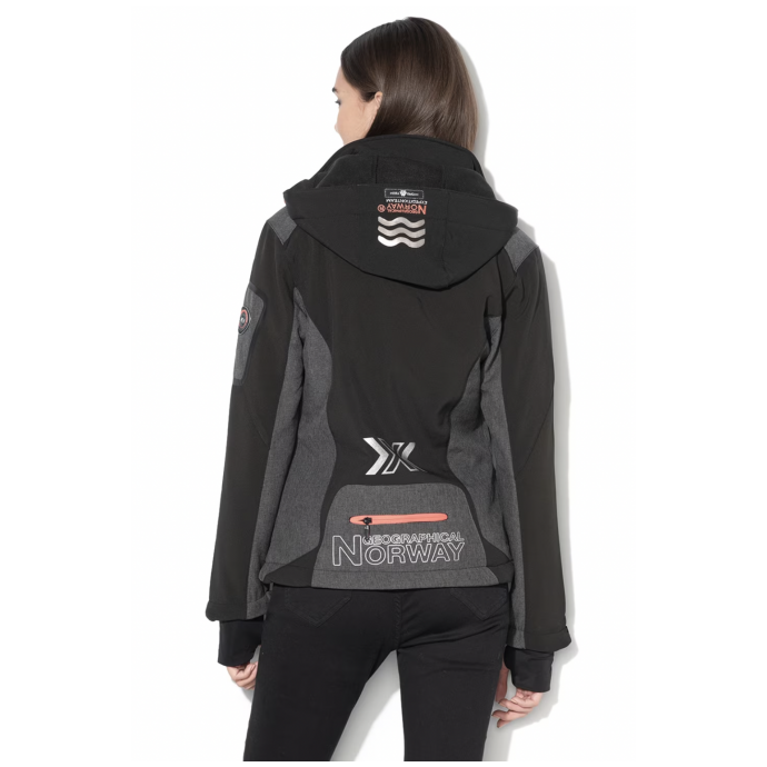 Софтшеловая куртка женская  GEOGRAPHICAL NORWAY «REINE» - WT4038F-GREY - Цвет Серый - Фото 3
