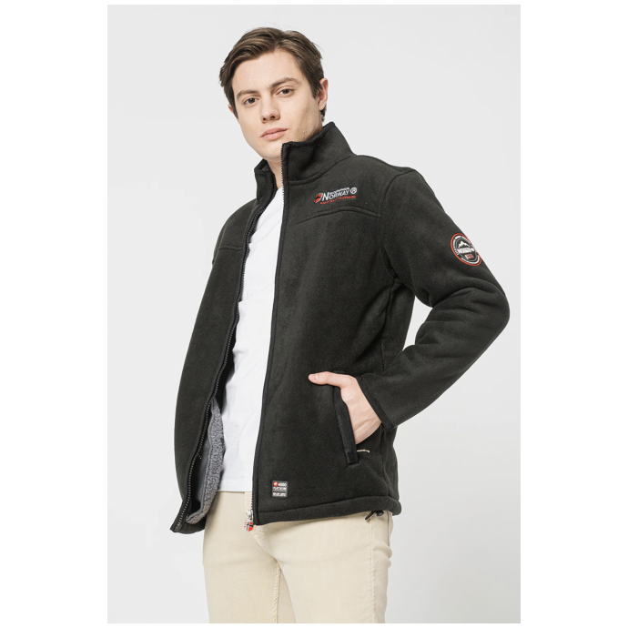 Флис мужской GEOGRAPHICAL NORWAY «UBOLT»  MAN - WW3552H/GN-BLACK - Цвет Черный - Фото 1