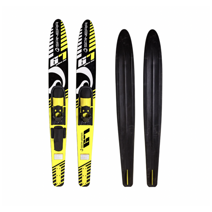 Лыжи парные прогулочные Spinera Combo Ski Red Sea 67'' - 19514-yellow - Цвет Черный, Желтый - Фото 1