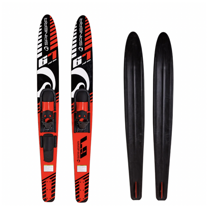 Лыжи парные прогулочные Spinera Combo Ski Red Sea 67'' S23 - 2231120-red - Цвет Черный, Красный - Фото 1