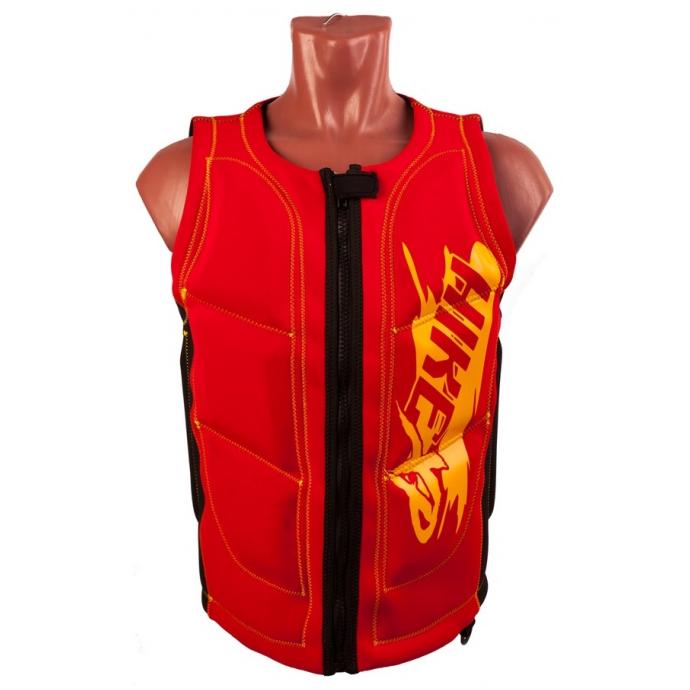 Водный спортивный жилет hike neopren man Anti shock  - Anti shock-Red/Black - Цвет Черный, Красный - Фото 1