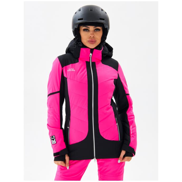 Женская горнолыжная / сноубордическая мембранная куртка Alpha Endless - 423/191_3 - Цвет Розовый - Фото 1