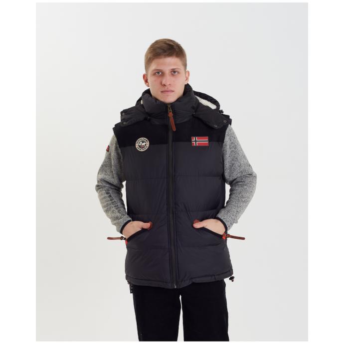 Жилет мужской GEOGRAPHICAL NORWAY «VELIAN VEST MEN»  - WT1439H/GN-BLACK - Цвет Черный - Фото 1