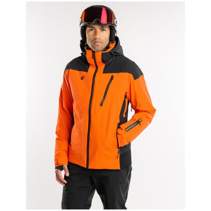 Горнолыжная (сноуборд) куртка 8848 Altitude «AROSA» - 4101-«AROSA»-Orange - Цвет Оранжевый - Фото 2