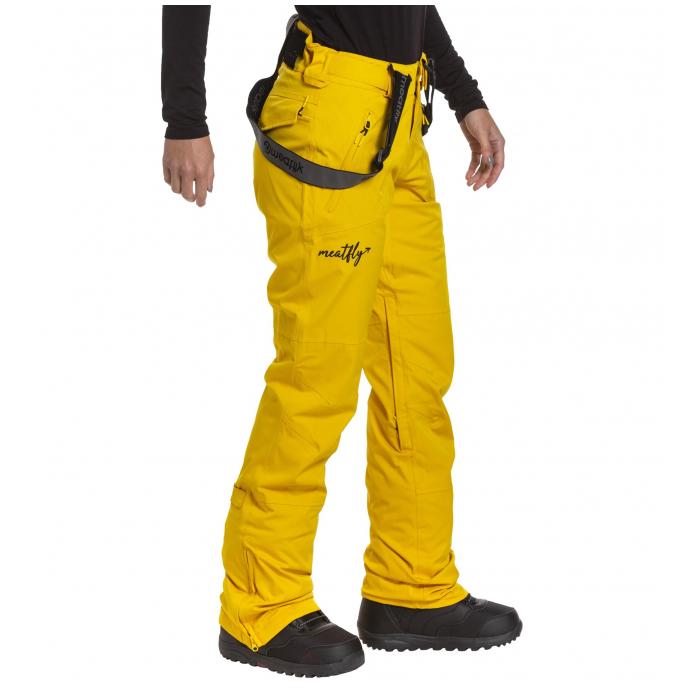 Сноубордические брюки MEATFLY «FOXY 2 PANTS»  - FOXY 2-Yellow - Цвет Желтый - Фото 2
