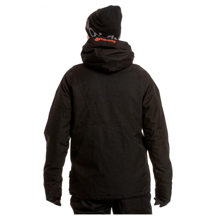 Сноубордическая куртка MEATFLY «BANG»  - BANG-Rasta - Цвет Черный - Фото 2