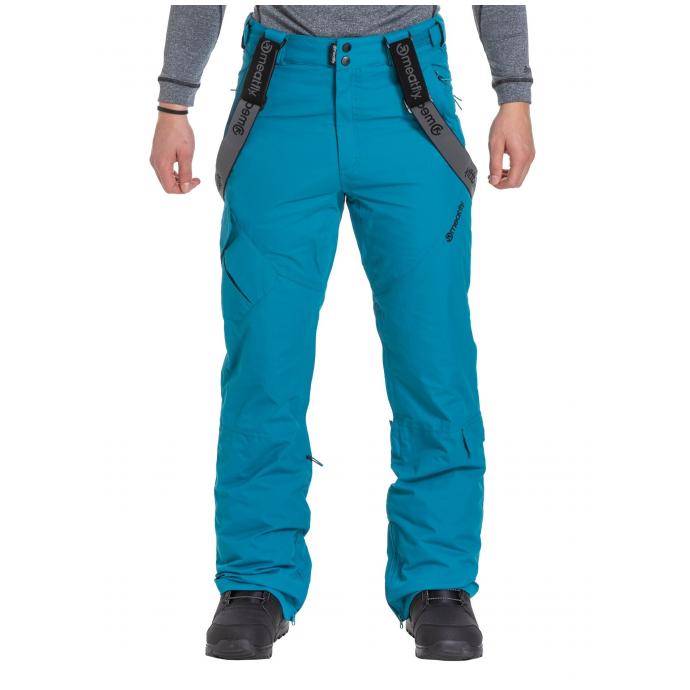 Сноубордические брюки MEATFLY «GHOST PANTS»  - GHOST-Teal - Цвет Синий - Фото 1