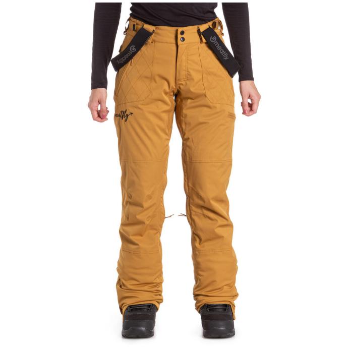Сноубордические брюки MEATFLY «FOXY PREMIUM PANTS»  - FOXY PREMIUM-Wood - Цвет Коричневый - Фото 1